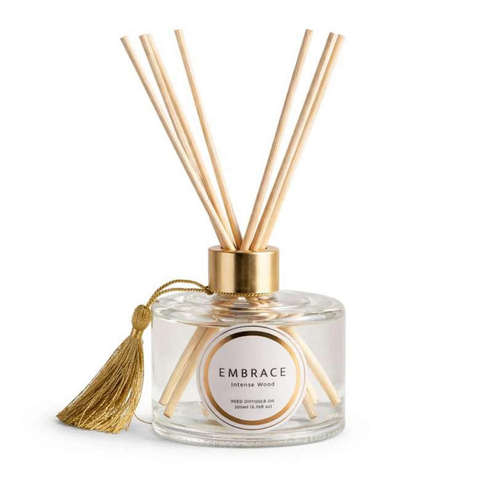 Embrace Intense Wood Reed Diffuser 200Ml - Gold