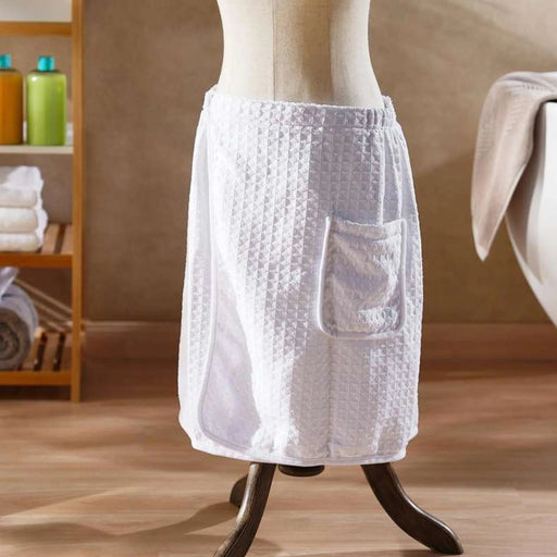 Embrace Men Bath Wrap 150X51Cm - White Pan Home