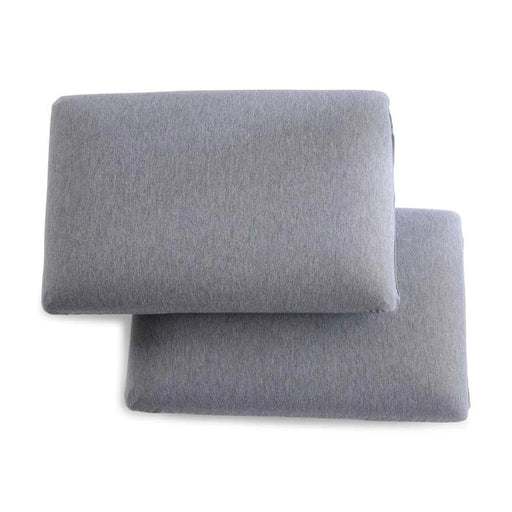 Embrace Twin Pack Memory Foam Pillow - Grey Pan Home