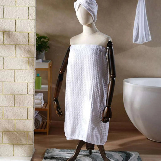 Embrace Women Bath Wrap 76X150Cm - White Pan Home