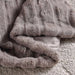 Embriva Ribbed Fur Blanket 150X200Cm - Grey Pan Home