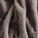 Embriva Ribbed Fur Blanket 150X200Cm - Grey Pan Home