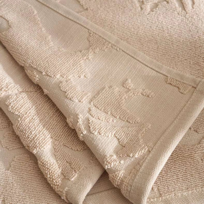 Emily Shimmer Jq Bathsheet 90X150 Cm-Beige
