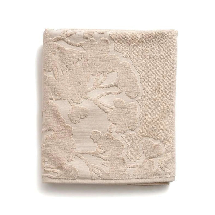 Emily Shimmer Jq Bathsheet 90X150 Cm-Beige