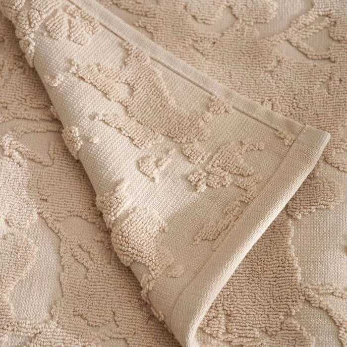Emily Shimmer Jq Hand Towel 50X90 Cm-Beige