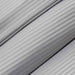 Eminence Living Stripe 3-Piece Full Duvet Cover Set 160X200Cm - Silver Grey Pan Home