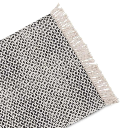 Emma Dhurrie 60X90Cm - Black Pan Home