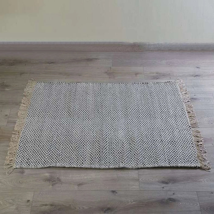 Emma Dhurrie 90X150Cm - Black Pan Home