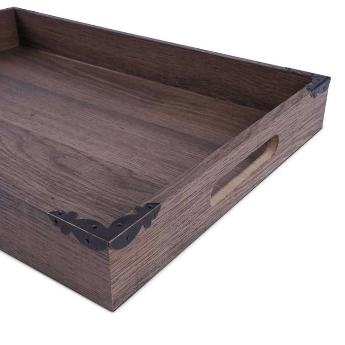 Emmett Decor Tray 42.5X30X5Cm - Brown Pan Home