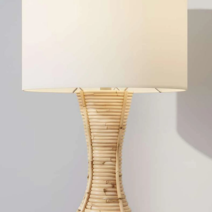Emory Hand Woven Rattan Table Lamp 28X60Cm - Natural