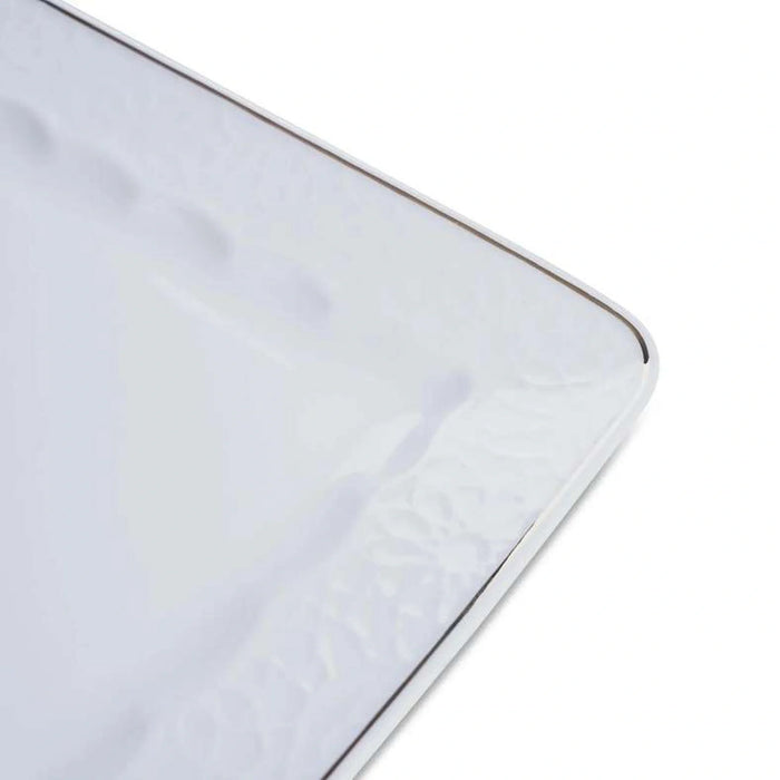 Empire Porcelain Rectangular Platter 35.5X23.5Cm - White