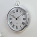 Empire Wall Clock 42X6X35Cm-Silver Pan Home