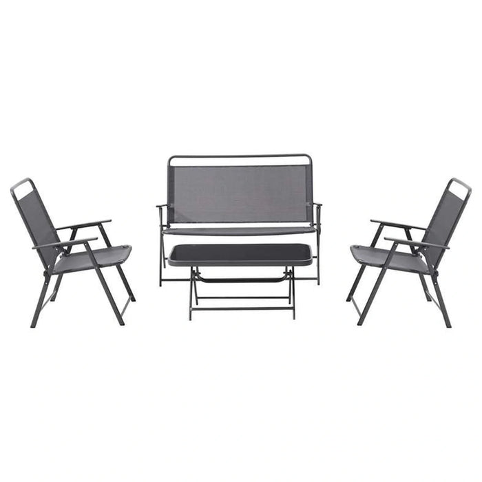 Emu Outdoor Sofa Set 2+1+1+Coffee Table -Grey