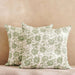 English Garden 2Piece Cotton Printed Cushion Cover Set 50X50Cm - Sage Pan Home