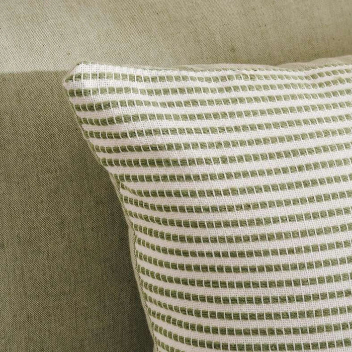 English Garden 2Piece Cotton Rib Cushion Cover Set 50X50Cm - Sage Pan Home