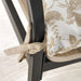 English Garden Printed Cotton Chairpad 40X40Cm - Beige Pan Home