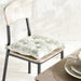 English Garden Printed Cotton Chairpad 40X40Cm - Sage Pan Home