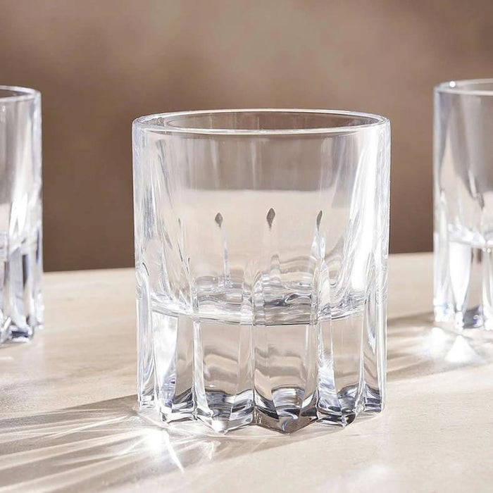 Engraved 4-Piece Glass Set 200Ml -Clear