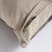 Engraved Damask Down Alt Filled Leather Cushion 50X50Cm - Olive Pan Home