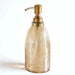 Enigma Glass Soap Dispenser 7X7X19Cm -Gold Pan Home