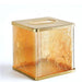 Enigma Glass Tissue Box Cover 14X14X14Cm-Gold Pan Home