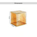 Enigma Glass Tissue Box Cover 14X14X14Cm-Gold Pan Home