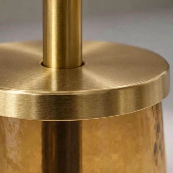 Enigma Glass Toilet Brush Holder 10X10X40Cm-Gold