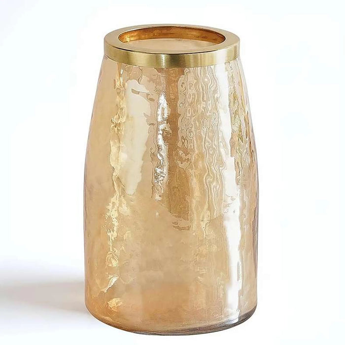 Enigma Glass Tumbler 7.5X7.5X12Cm-Gold