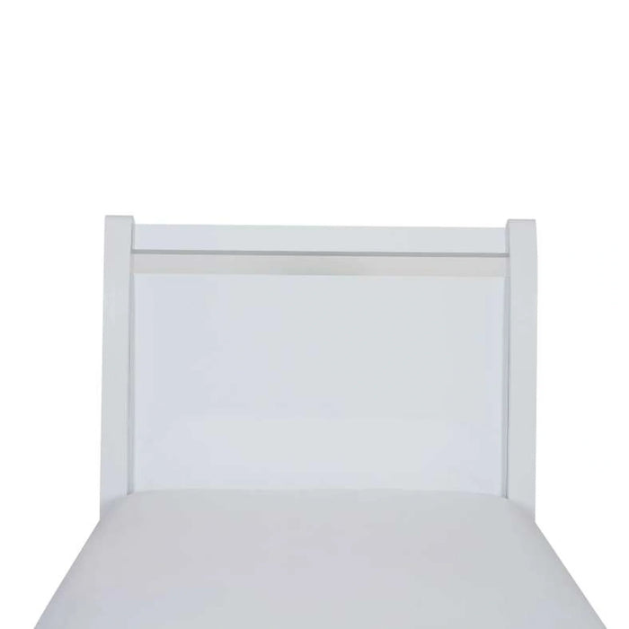 Enstatite Single Bed-90X190 Cm-White