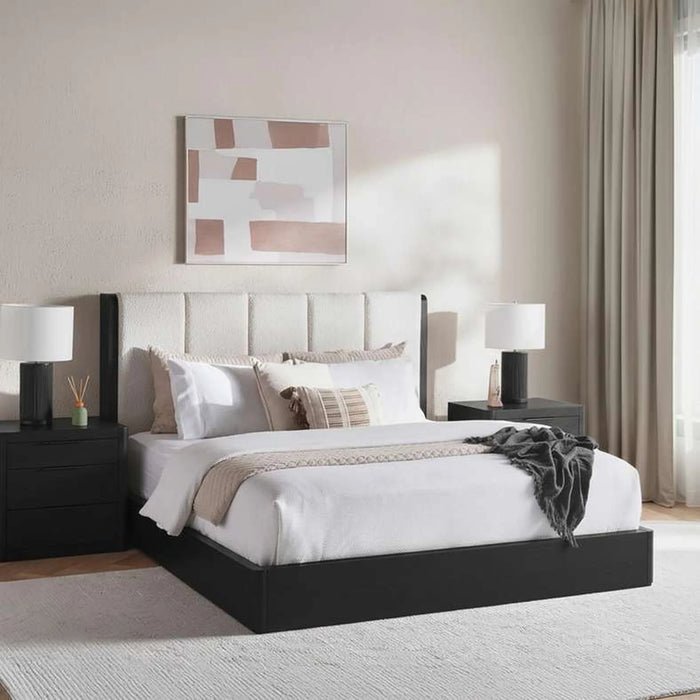 Enzo New King Bed 180X200 Cm - Black