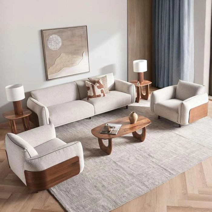 Eomer Single Seater Sofa - Beige