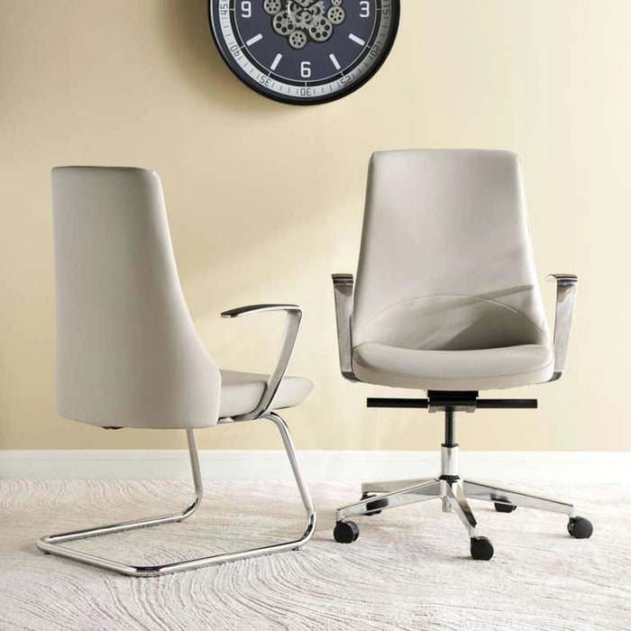 Ergoflex Medium Back Office Chair - Beige