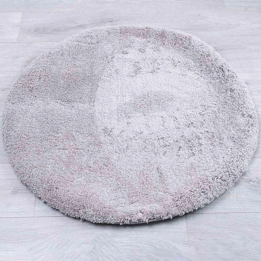 Erin Shaggy Velvet Rug 90X90Cm - Beige Pan Home
