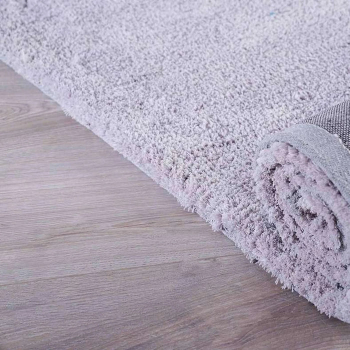 Erin Velvet Shaggy Rug Cream 120X160Cm Pan Home