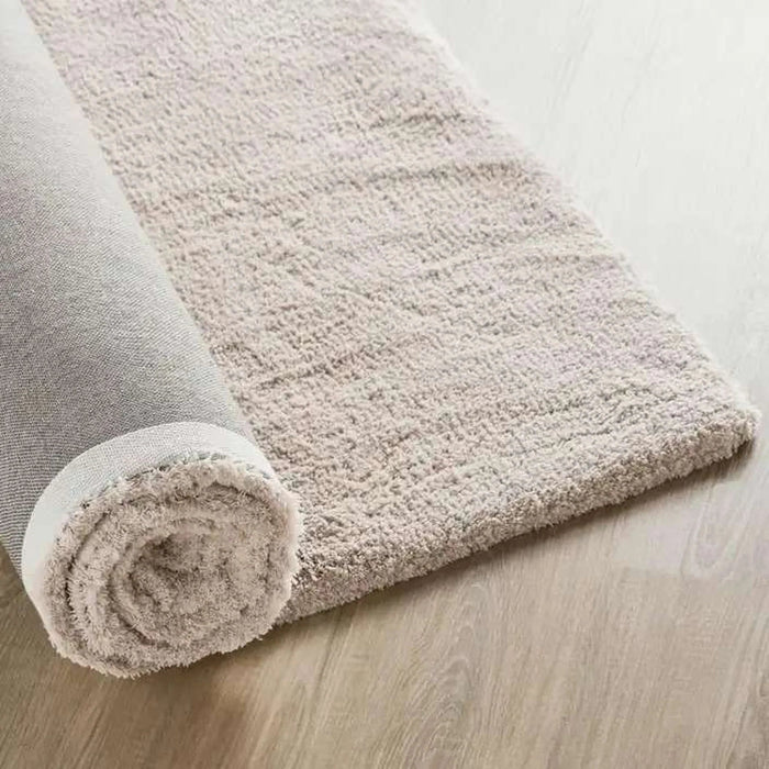 Erin Velvet Shaggy Rug Cream 240X290Cm Pan Home