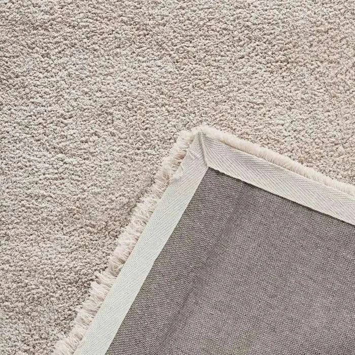 Erin Velvet Shaggy Rug Cream 240X290Cm Pan Home