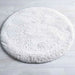 Erin Velvet Shaggy Rug Cream D90Cm Pan Home
