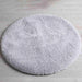 Erin Velvet Shaggy Rug Silver D90Cm Pan Home