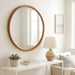 Errapel Round Wall Mirror Dia 80Cm - Natural Pan Home