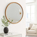 Errapel Round Wall Mirror Dia 80Cm - Natural Pan Home
