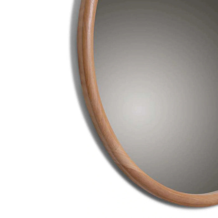 Errapel Round Wall Mirror Dia 80Cm - Natural Pan Home
