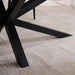 Eskola New 8 Seater Dining Table Marble - White Black ~ White Pan Home