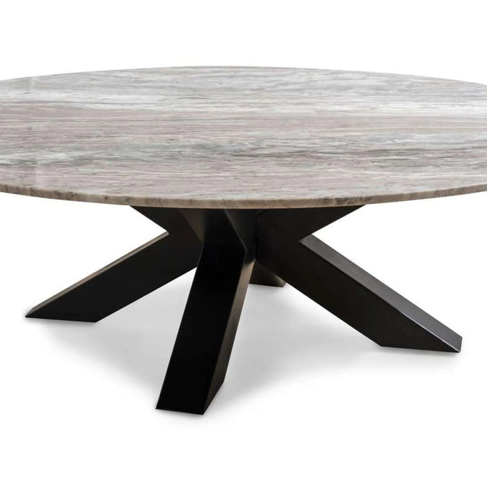 Eskola New Coffee Table Marble - White Black ~ White