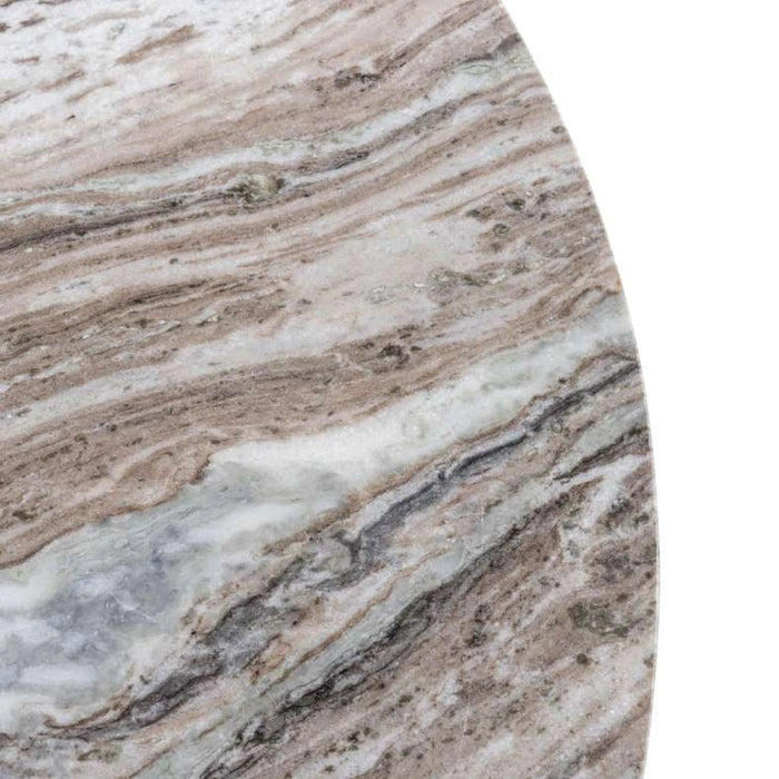 Eskola New Coffee Table Marble - White Black ~ White
