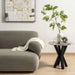 Eskola New End Table Marble - White Black ~ White Pan Home