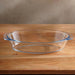 Esme Oval Glass Baking Dish -Clear - 27x15 cm Pan Home