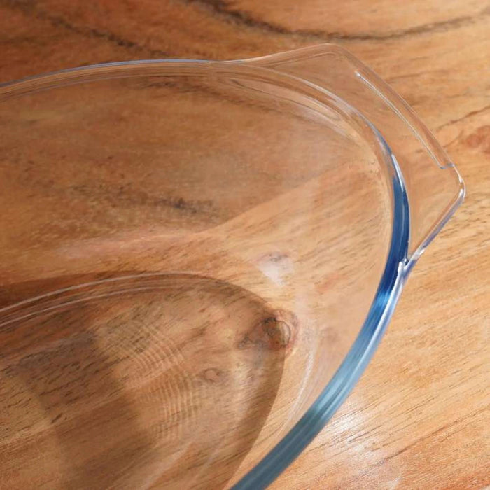 Esme Oval Glass Baking Dish -Clear - 27x15 cm Pan Home