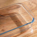 Esme Rectangular Glass Baking Dish -Clear - 29x17 cm Pan Home