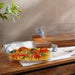 Esme Rectangular Glass Baking Dish -Clear - 34x22 cm Pan Home