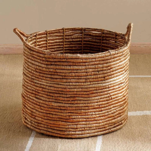 Espie Jute Storage Basket With Handle 30X30X24Cm- Natural Pan Home